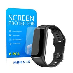MIHENCE Screen Protector Compatible for Bestinn 1.58 Inches Fitness Tracker, HD Full Coverage TPU Protective Film for H32 1.58 Inches Fitness Tracker (6PCS)