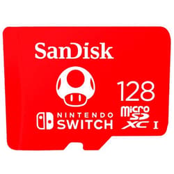 SanDisk 128GB microSDXC Card, Licensed for Nintendo Switch - SDSQXAO-128G-GNCZN