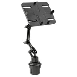 Mount-It! Premium Cup Holder Tablet Mount for Cars - Tablet ELD Mount - Heavy Duty Aluminum Tablet Mount For iPad, Galaxy, & Fire Tablets (MI-7320)