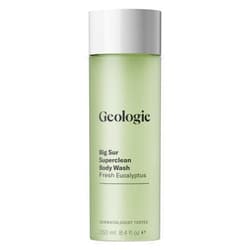 Geologie Big Sur Fresh Eucalyptus Superclean Body Wash | Deep Cleansing Fresh Eucalyptus Shower Gel for Men & Women | All-Natural Clean & Hydrating Derm-Grade Formula | 8.4 fl oz Bottle