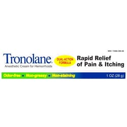 TRONOLANE Hemorrhoid Cream - 1 Oz. - 3 Pack