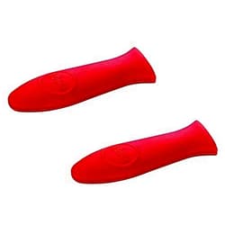 Lodge ASHH41 Silicone Hot Handle Holder, Red, 2-Pack