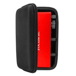 Musiin Premium Velvet Travel Hard Shell Case Compatible with Focusrite Scarlett 2i2 3rd Gen Audio Interface cover, Protective Travel Carrying case(Black)