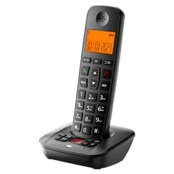 ORNIN D1007TAM DECT Cordless Phone with Answering Machine, Caller id/Call Waiting, Backlit Display, Big Button Keypad, Single Handset Expandable to 5 handsets