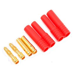 Redcat Racing BANANA-PLUGS-1Male-1Female Banana Version 4.0 Plugs (1 Male, 1 Female), 2 Pack