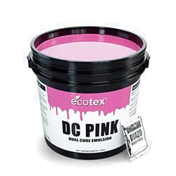 Screen Print Direct Ecotex® DC Pink Screen Printing Emulsion (Quart - 32oz.) Diazo Required Photo Emulsion for Silk Screens and Fabric- for Screen Printing Plastisol Ink and Water Based Ink, Screen Printing Supplies