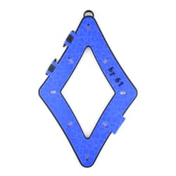 Southern Rec Supply Outsville Accu Rack Carry Case Hard Template Sheet Holder/Carrier 9 Ball (Blue)