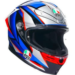 AGV K6 S Slashcut Street Helmet-Black/Blue/Red-M
