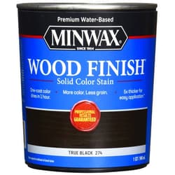 Minwax qt Minwax 10851 True Black Wood Finish Water-Based Solid Color Stain