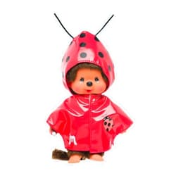 Monchhichi Boy w/ Ladybug Raincoat by Sekiguchi