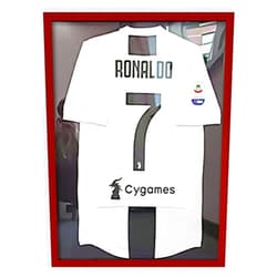 MFCCRAZY Jersey Display Frame Large Frames Shadow Box,Rugby Shirt Shadow Box, Wall Mount for Baseball Basketball Football Soccer Hockey Sport Shirt,Collection Frame.-Mahogany Color||80 * 120cm