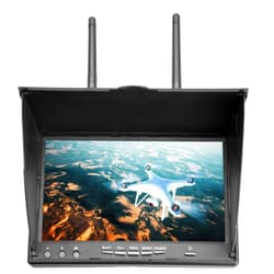 Diyeeni FPV Receiver Monitor,5.8GHz 40Channels 7Inch LCD Screen Receiver Monitor for FPV Drone Quadcopter,Effective Accessory for FPV Drone, for Outdoor use