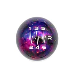 Billetworkz Cosmic Space Heartbeat Shift Knob Compatible with Subaru 6 Speed STI: 2004+ / WRX: 2015+