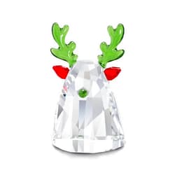 Swarovski Holiday Cheers Reindeer, Small, Multicolored Swarovski Crystals, Part of the Swarovski Holiday Cheers Collection