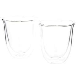 De'Longhi 5513214601 Cappuccino Glasses, 270 milliliters