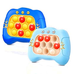 Aolgen Quick Push Game，Pop Game Fidget Toys, Fast Push Bubble Game, Handheld Puzzle Game Sensory Toys ，Light Up Push Pop Game for Kids 3-12 Girls and Boys Teens Adults Decompression