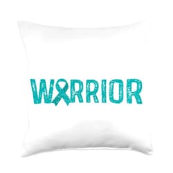 Batten Disease Awareness Products Warrior Batten Disease Awareness Throw Pillow, 18x18, Multicolor