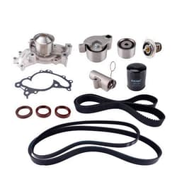 MARSFLUX Timing Belt Water Pump Kits Replacement For 2004-2006 ES330/RX330, 2002-2006 Camry V6 3.0L, 2002-2006 Highlander V6 3.0L, 2004-2008 Solara V6 3.3L Replace 13505-20030, 13568-09080