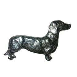 George Harris SMOOTH Dachshund Pewter Pin