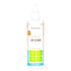 Oxyfresh Advanced Pet Ear Cleaner - Best Dog Ear Cleaner Solution - Helps with Yeast, Wax, Dirt & Itchy Ear Canal - Cleaning, Soothing, & Sting-Free Dog Ear Wash & Cat Ear Cleaner 8oz