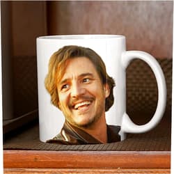 Switzer Kreations Pedro Pascal Mug, Nicolas Cage Mug, The Unbearable Weight Of Massive Talent Mug, Double Sided Coffee Mug, Nic Cage Mug, Funny Meme - Coffee Tea Mug - White (11 Ounces)