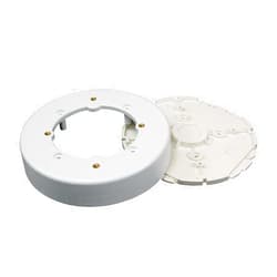 Wiremold Legrand - Wiremold Circular Box, On-Wall Circular Box to Use as Wiremold Electric Box, White Wiremold Circular Outlet, Wiremold Round Box, 1 Pack, NMW4