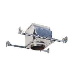 HALO E26 4 in. Aluminum Recessed Lighting Housing for New Construction Ceiling, IC, Air-Tite, Adjustable Socket Bracket, (E4ICATSB)