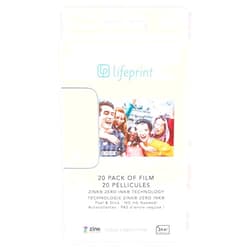 Lifeprint 20 pack of film for Lifeprint Augmented Reality Photo AND Video Printer. 3x4.5 Zero Ink sticky backed film