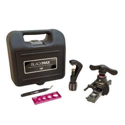 CPS BlackMAX BFT850K Lightweight R-410A Clutch-Type Ecentric Flaring Tool Kit with Flare Size Gauge, Cutter and Deburring Tool