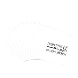 3dRose Greeting Cards - Image of the phrase Everything is Sweeter in Gigis Kitchen - 12 Pack - Morgan Elizabeth Design - Phrases