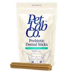 PetLab Co. Dental Sticks – Dog Dental Chews -Target Plaque & Tartar Build-Up at The Source - Designed to Maintain Your Dog’s Oral Health, Keep Breath Fresh and Provide Digestive Help (6 Sticks)