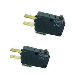 LONYE SZM-V16-FC-61 W10727360 Microwave Switch Replacement for Whirlpool Maytag Amana Microwave W10727360VP AP5950105 PS10057151 (SPDT)(Pack of 2)