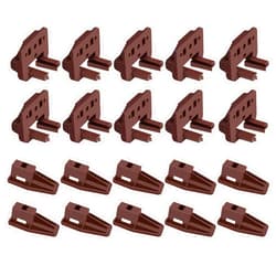XTPTFABS 10PCS Drawer Slides Repair Kits Fit for Center Mount Drawer Slides,Plastic Drawer Guides for Rite-Trak I Drawer Guide Glide & Stop Commercial Style Rite Trak I (Dresser Drawer Slides Repair kit)(10)
