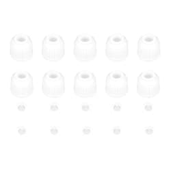 StonyLab Plastic Screw Caps Replacement Caps for Thermometer Inlet Adapter 14/20, 19/22 and 24/40, 10-Pack