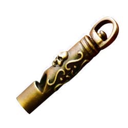 WSYTY Whistle Emergency Retro Emergency Whistle Single Tube Treble Brass Survival Whistle Training Wilderness Outdoor Survival Equipment