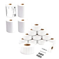 AKOGIRSE 4 Rolls 4x6 Direct Thermal Shipping Labels, 12 Rolls 3