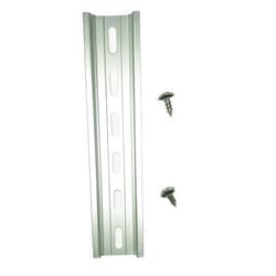 International Connector ICI T&G 1 Piece DIN Rail 2 Stainless Steel Screws Slotted Aluminum RoHS 6