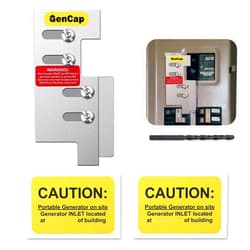 GenCap Generator Interlock Kit Compatible with Eaton Cutler Hammer CH-5 Panels, for Safe Usage of Portable Power During Outage
