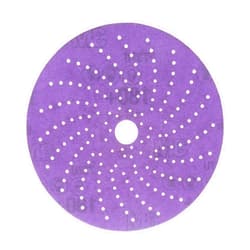 3M Cubitron II Hookit Clean Sanding Abrasive Disc 31374, 6 in, 180+ Grade, Pack of 50 Discs, Virtually Dust-Free, High Performance, Long Lasting, Multi-Hole Pattern, Feather Edging, Stock Removal
