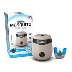 Thermacell Patio Shield Mosquito Repellent E-Series Rechargeable Repeller; 20’ Mosquito Protection Zone; Includes 12-Hour Repellent Refill; No Spray, Flame or Scent; Bug Spray Alternative