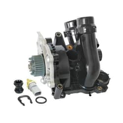 RALBDX Electric Engine Water Pump Thermostat Housing Assembly Compatible with Audi A3 A4 A5 A6 Q3 Q5 TT Allroad VW Passat Jetta Golf GTI CC Beetle Replaces 06H121026DD 06H121026CQ 06H121026AB
