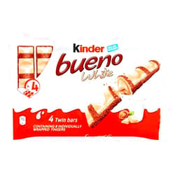 Kinder Bueno White 4 Pack 4 x 39g