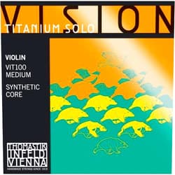 Thomastik Vision Titanium Solo 4/4 Violin String Set - Medium Gauge
