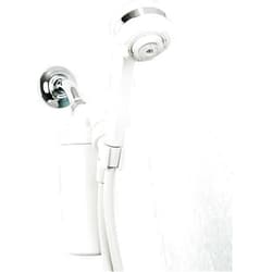 Aquasana Filtered Shower Head - WaterSense Certified w/ Handheld Wand - Reduces Over 90% of Chlorine from Hard Water - Carbon & KDF Filtration Media - Soften Skin & Hair - AQ-4105-E, White