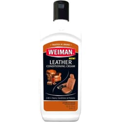 Weiman 3 in 1 Deep Leather Cleaner & Conditioner Cream - Restores Leather Surfaces - Use on Leather Furniture, Car Seats, Shoes, Bags, Jackets, Saddles