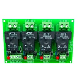 Electronics-Salon CZH-Labs 12V Passive 4 SPST-NO 30Amp Power Relay Module Board.