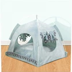Generic Cat Beds for Indoor Cats Cat Tent Removable Prime of Day Cat Beds & Furniture Cozy Warming Washable Four Seasons Available Cat Bed for Kitten Tent Small Pet