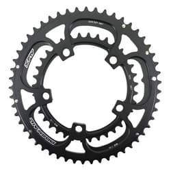 DJC Components DJC Road Bike Chainring 110BCD Double Chainring 5 Arms Round Oval 2X 50T 34T 35T 53T 39T 52T 36T Gravel for Sram Red Rival S350 S900