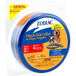 Zodiac Flea & Tick Delta Collar for Dogs and Puppies 2 Pack