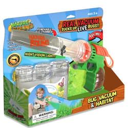 Nature Bound - Bug Catcher Vacuum with 3-Cavity Habitat Case for Backyard Exploration - Kit for Kids with Vacuum & Habitat – Critter Cage Includes Magnifiers and Carrying Strap